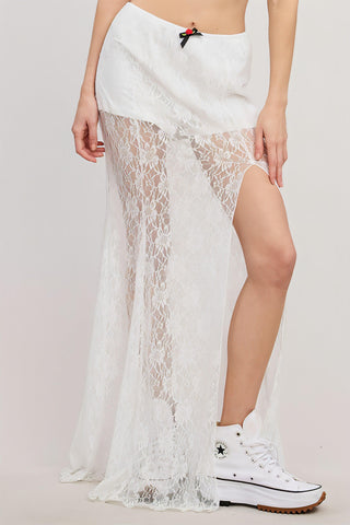 No Vacancy Lace Skirt
