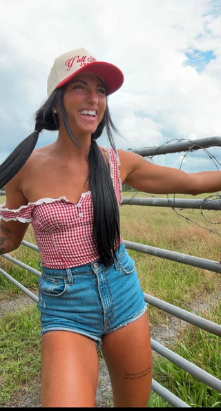 Manda Leigh Y'all Need Jesus Trucker Hat