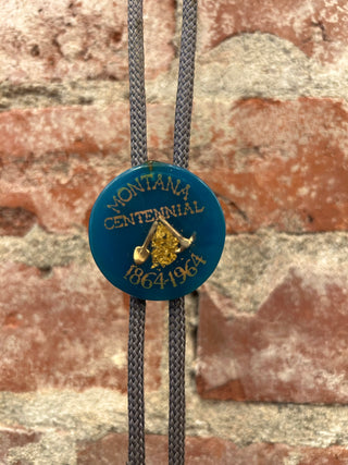 Montana Centennial Gold Leaf Bolo Tie
