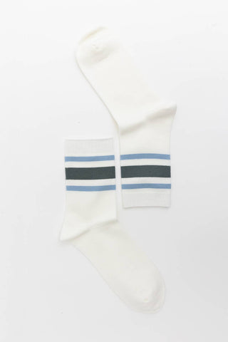 Retro Stripe Crew Socks