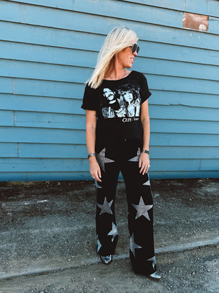 Ziggy Star Rhinestone Pants