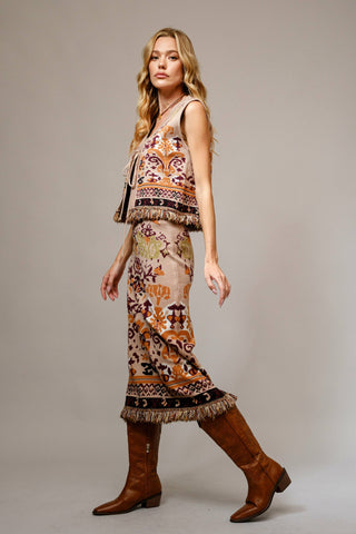 Smoke On The Water Tie Sweater Vest