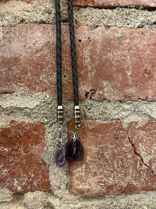 Etched Native Dancer Bolo Tie