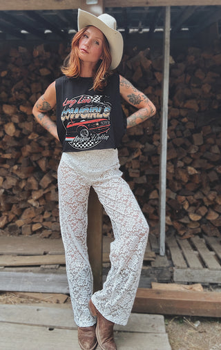 Stop and Stare Lace Pants