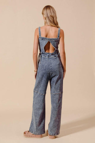 Use Me Denim Jumpsuit