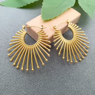 18k Gold Sungazer Earrings