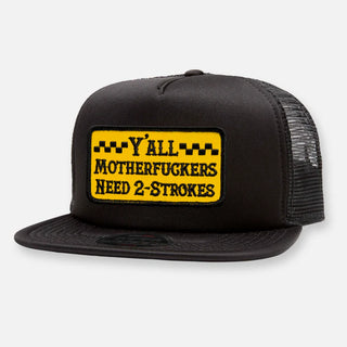 2 Strokes Flat Bill Trucker Hat