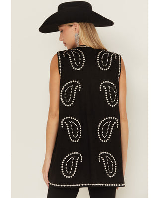 Outlaws Like Us Stud Paisley Vest