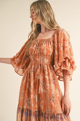 Western Skies Midi Dress