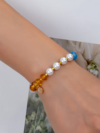 Cobalt Beaded Bracelet