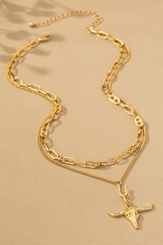 Midnight Dallas Pendant Necklace