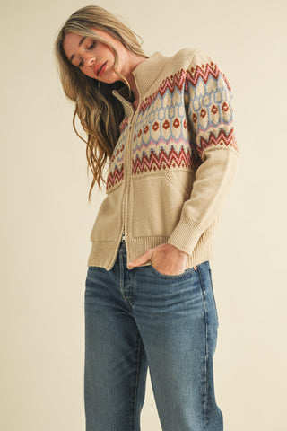 Winchester Zip Up Sweater