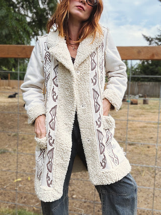 Somewhere Over Laredo Sherpa Coat