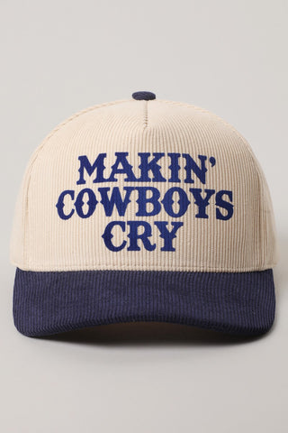 Makin Cowboys Cry Trucker Hat