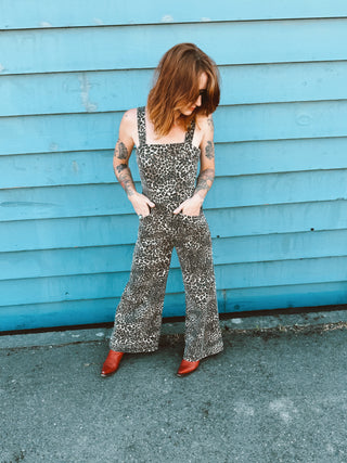 Dirty Little Secret Leopard Jumpsuit