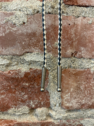 Stone Set in Silver Arrowhead Bolo Tie