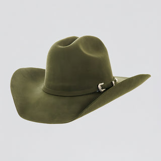 Cattleman Wool Felt Cowboy Hat Olive