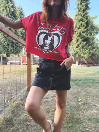 Dirty Deeds Faux Leather Mini Skirt