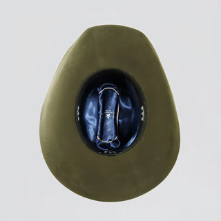Cattleman Wool Felt Cowboy Hat Olive