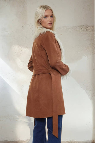 Could’ve Been Her Fur Trim Jacket