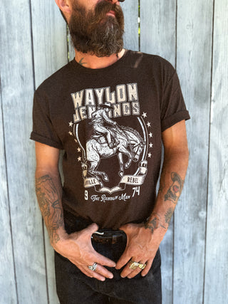 Waylon Jennings The Ramblin Man 1974 T-Shirt