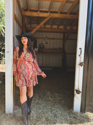 With The Wind Mini Dress