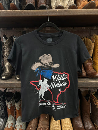 Chop Shop Willie Nelson Always On My Mind Tee