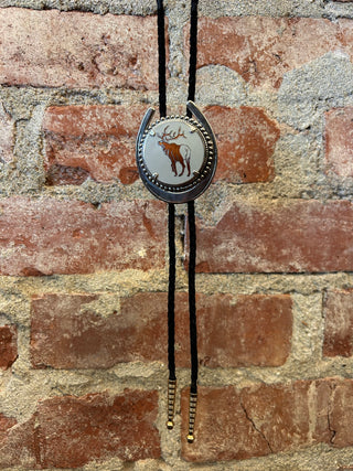 In The Rut Elk Bolo Tie