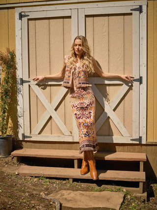 Smoke On The Water Tie Sweater Vest