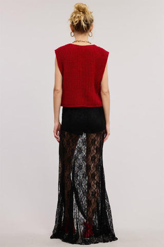 No Vacancy Lace Skirt