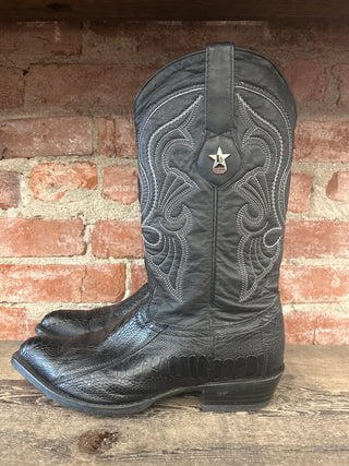 Los Altos Men’s 10.5 Ostrich Leg Cowboy Boots