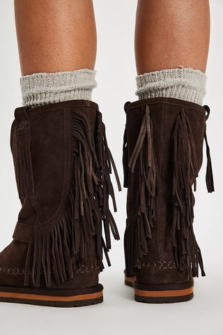 Free People Faye Fringe Pull On Boots