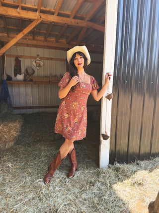 Debbie Puff Sleeve Dress