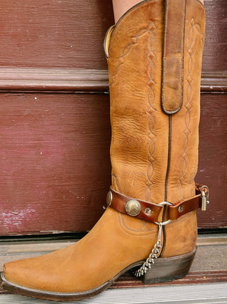 Portrait Nickel Boot Harness Chain