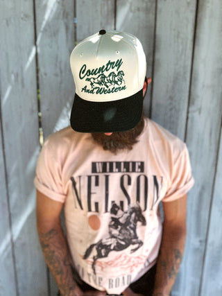 Willie Nelson On The Road Again T-Shirt