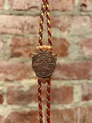 Rush To The Rockies Centennial Bolo Tie