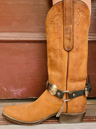 Star Conchos Boot Harness Chain