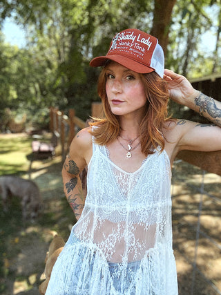 The Shady Lady Honky Tonk Trucker Hat