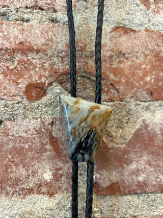 Cut Stone Bolo Tie