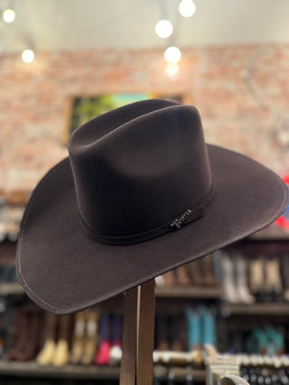Twister Espresso Felt Crushable Cowboy Hat