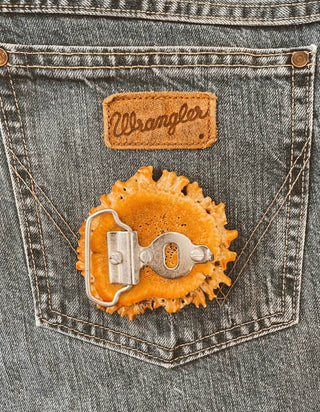 Antler Burr Belt Buckle