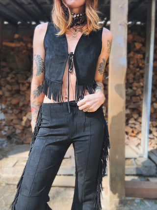 I Never Lie Fringe Vest