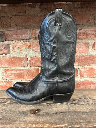 Tony Lama Genuine Lizard Cowboy Boots Size 9.5 M/11 W
