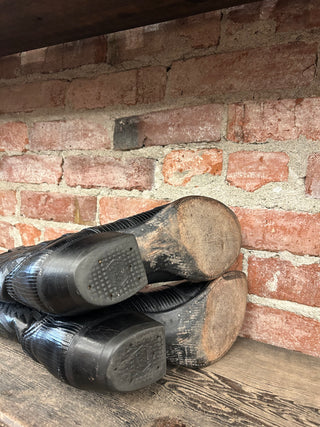 Tony Lama Genuine Lizard Cowboy Boots Size 9.5 M/11 W