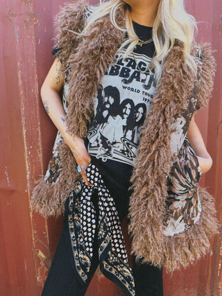 Desert Daisy Jacquard Vest