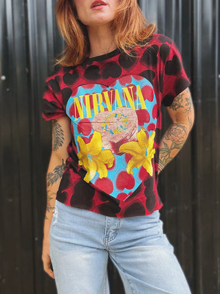 Chop Shop Nirvana Cropped Tee