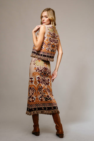 Smoke On The Water Tie Sweater Vest