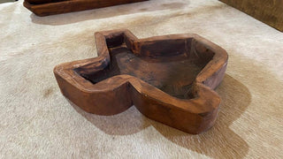 Wooden Texas Bowl