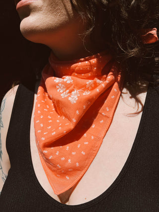 Sadie Floral Printed Bandana