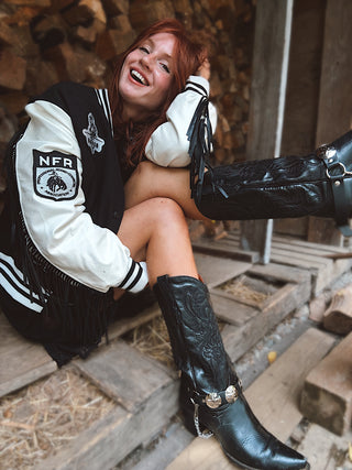 Rodeo Fringe Varsity Jacket